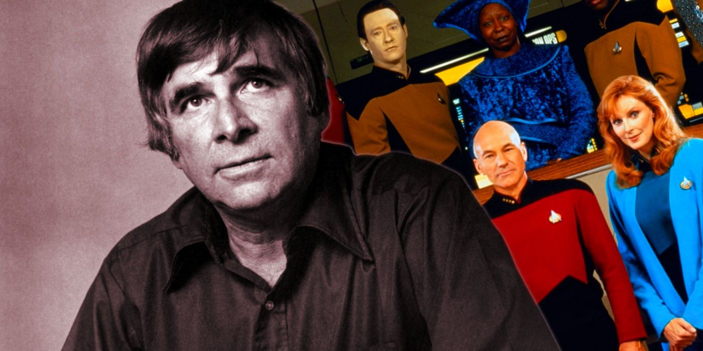 Gene Roddenberry and Star Trek The Next Generation Cast