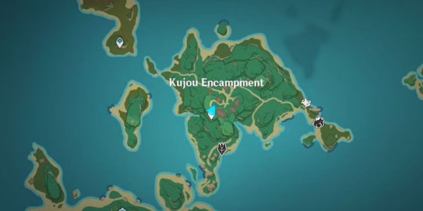 Genshin Impact Kujou Encampment Map