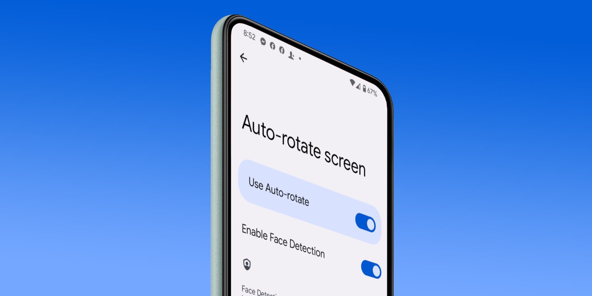 android auto rotate
