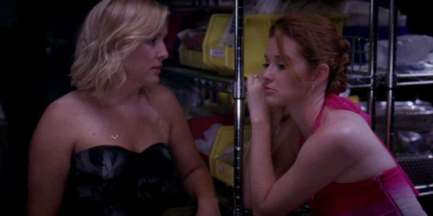 Arizona and April drinking on Grey&rsquo;s Anatomy