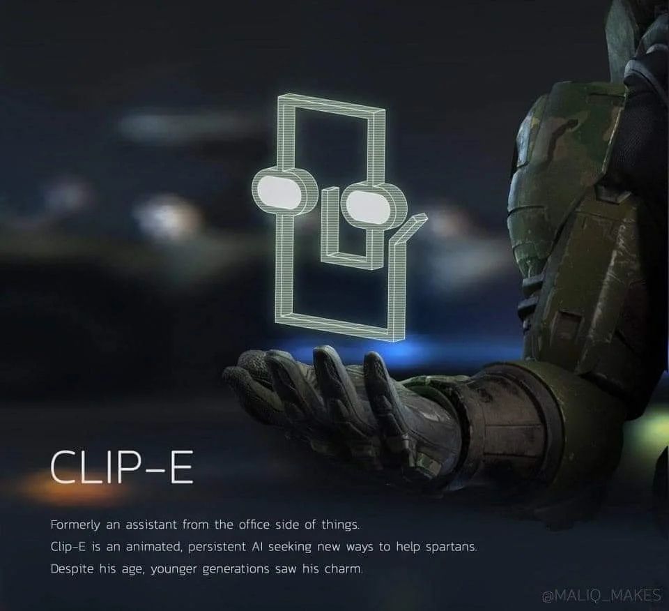 Halo Infinite Clip-E Office Assistant