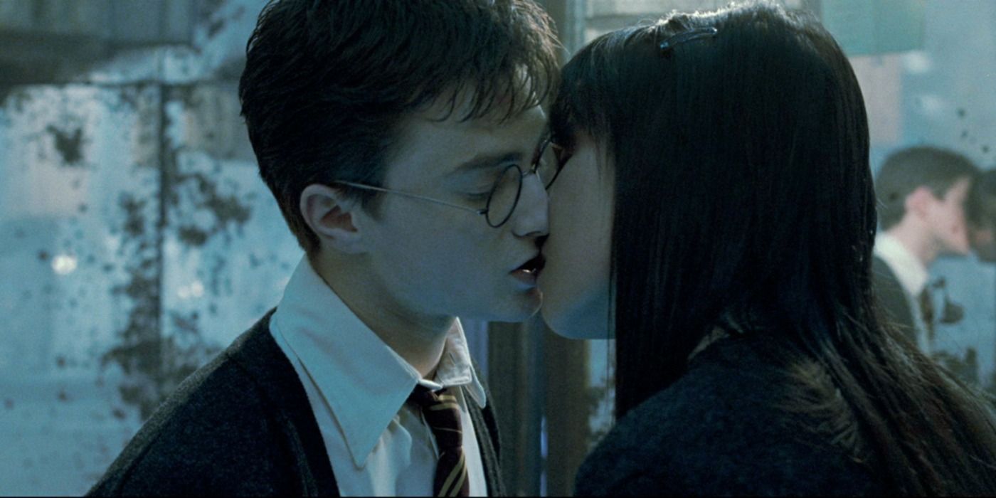 Harry Potter kissing Cho Chang