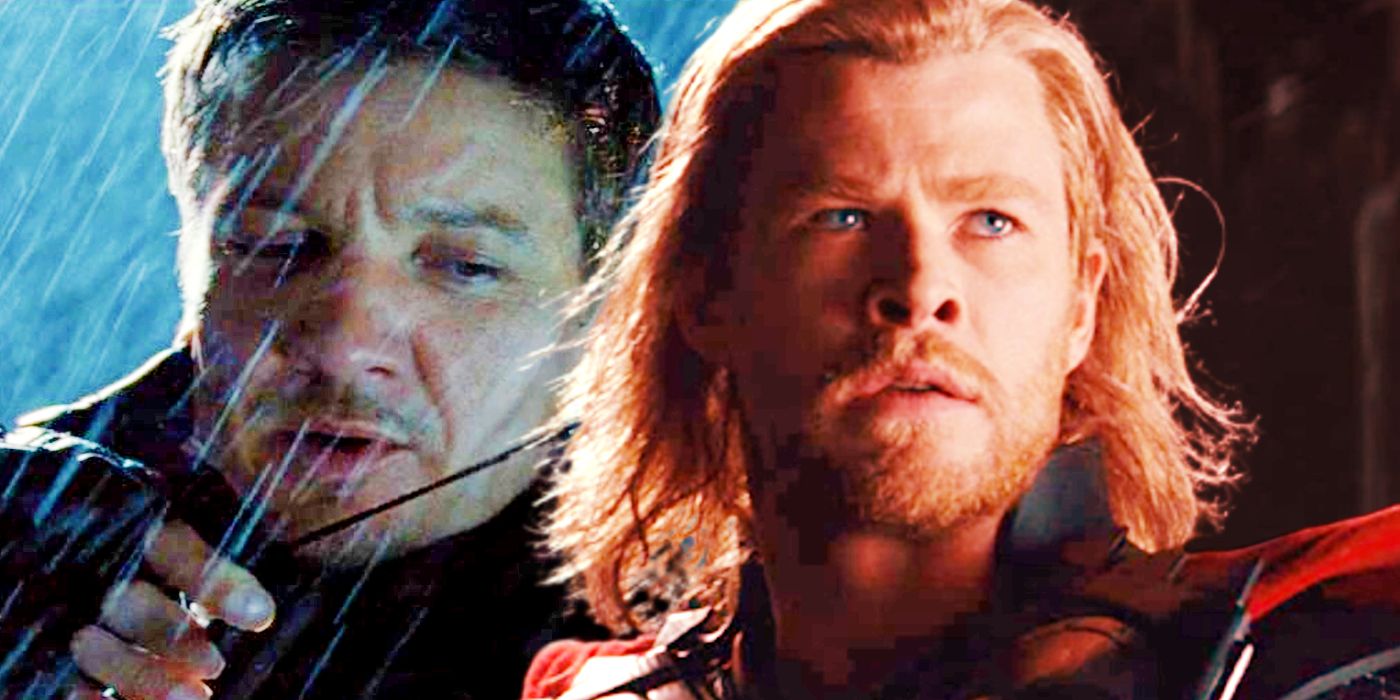 Hawkeye and Thor in Thor 2011