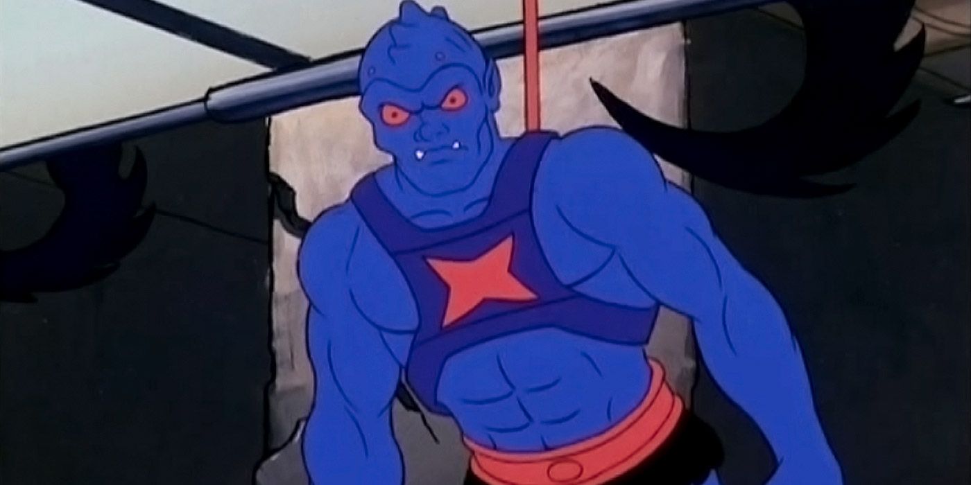 Webstor, the half-man/half-spider villain in He-Man &amp; The Masters of the Universe
