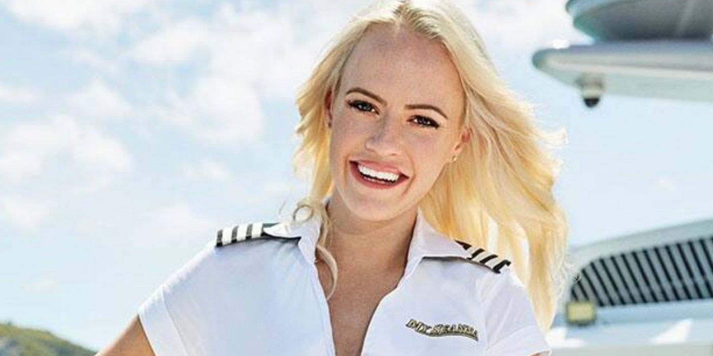 A promo image of Heather Chase smiling for Below Deck