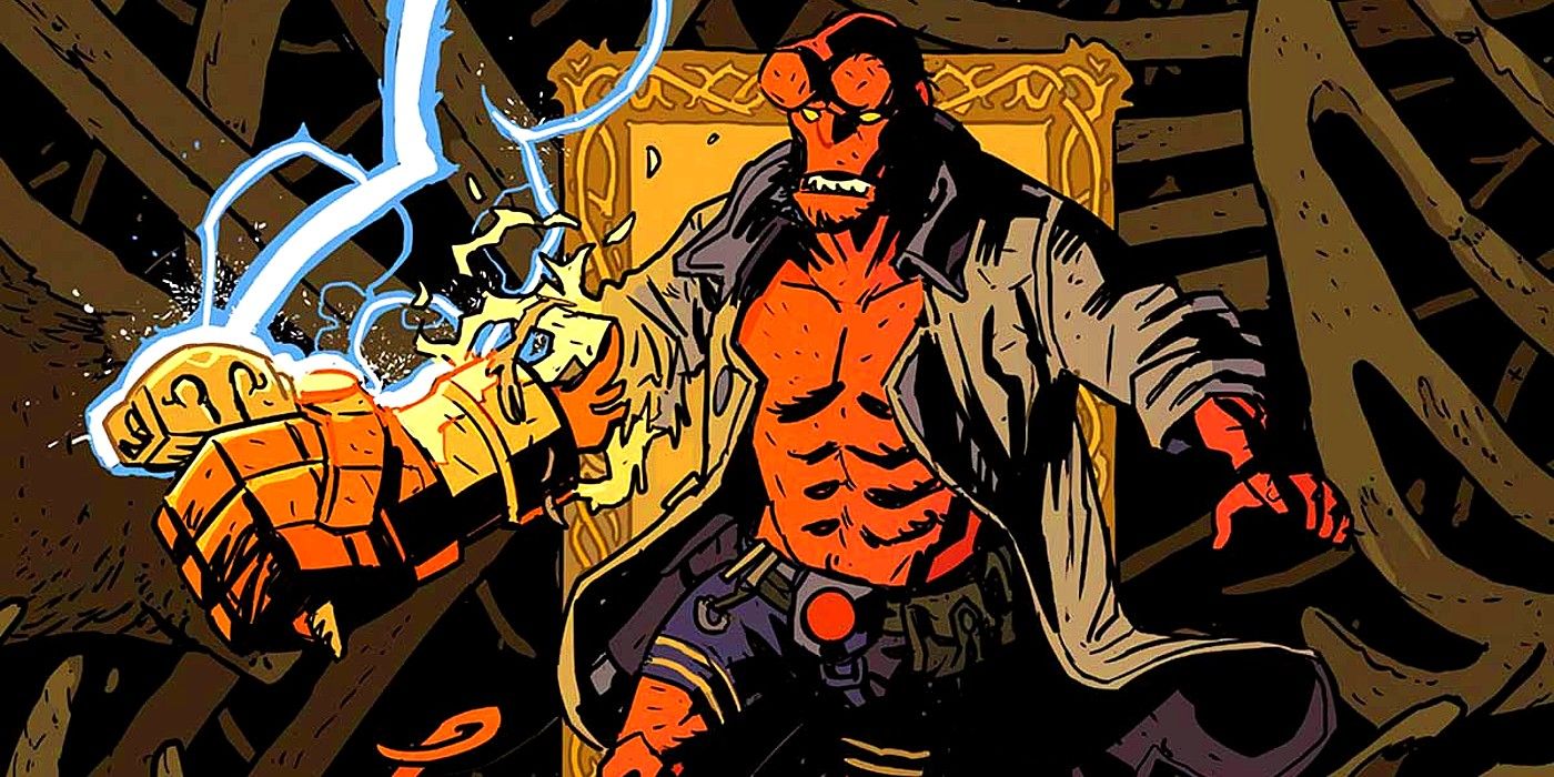 Hellboy Wields Thors Hammer Mjolnir in New Comic The Bones of Giants