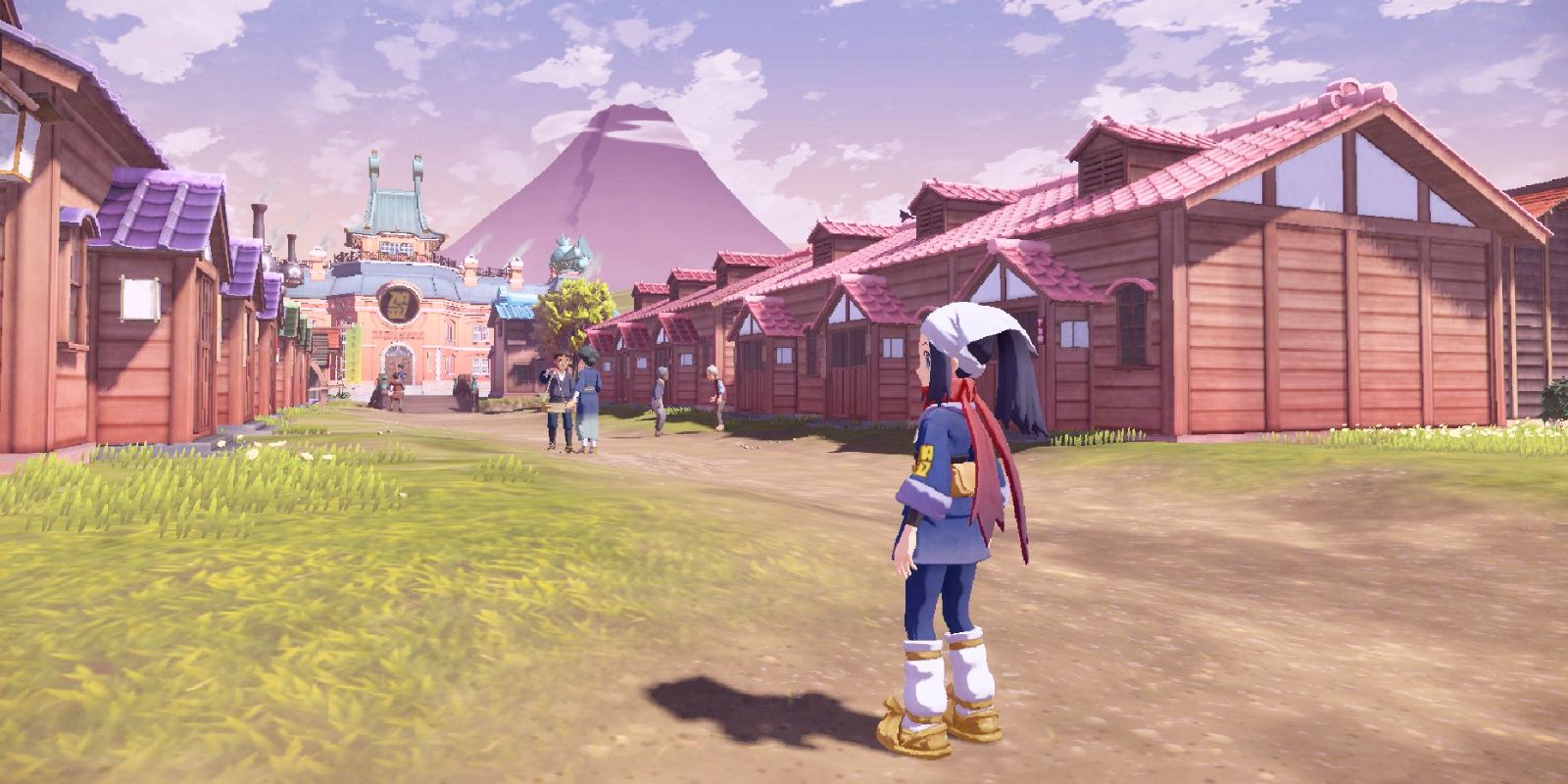 Rei in Jubilife Village in Pokémon Legends: Arceus