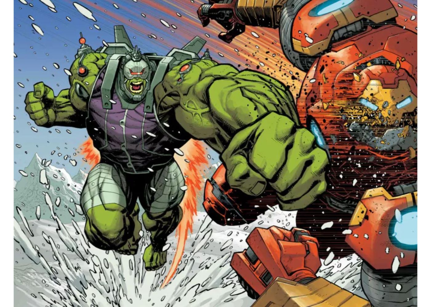 Hulk Iron Man Hulkbuster Fight