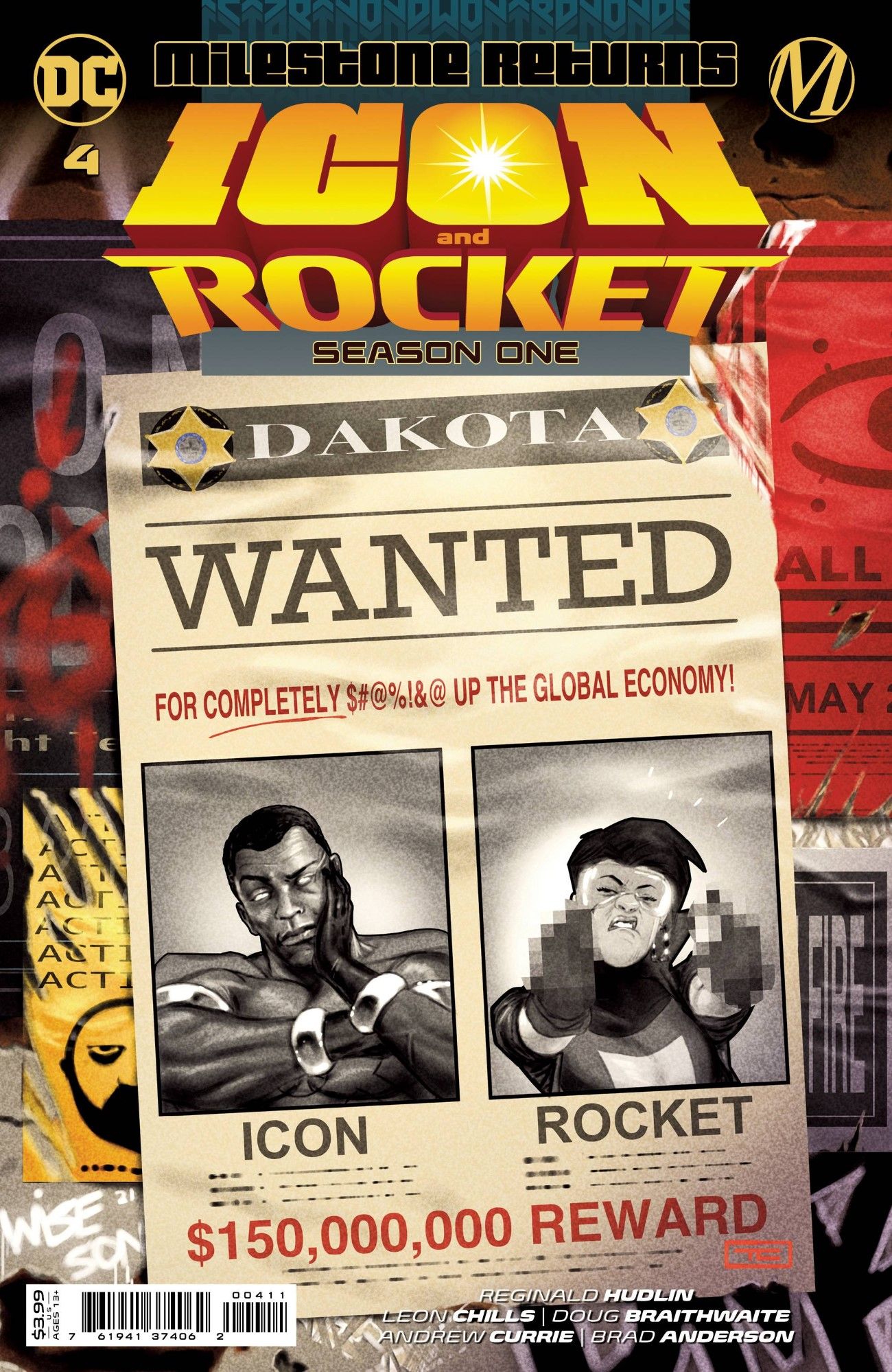 Icon and Rocket Comic Wanter Cover Art