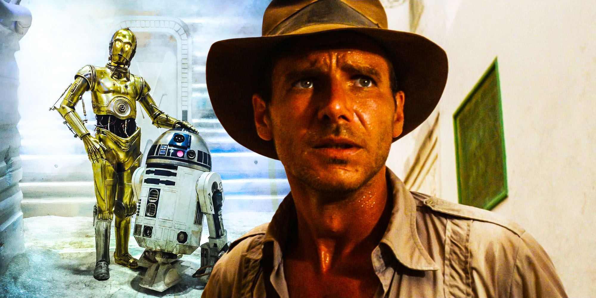 Indiana jones raiders of the lost ark Star Wars Easter Egg R2D2 C3PO