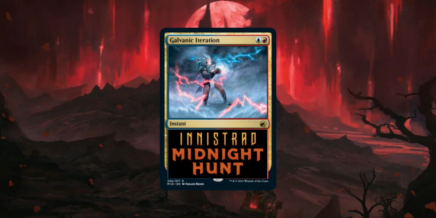 Innistrad Midnight Hunt Galvanic Iteration Preview Card