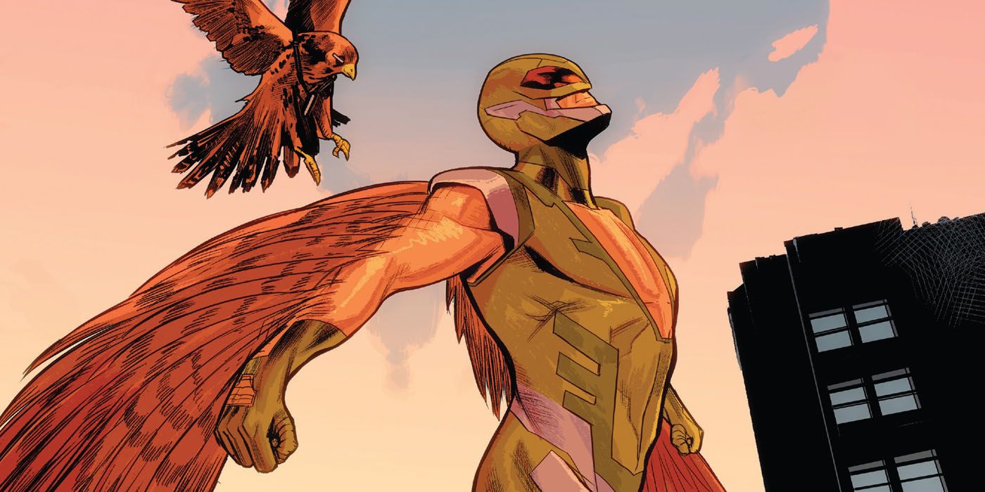 Joaquin Torres as Falcon in Champions.