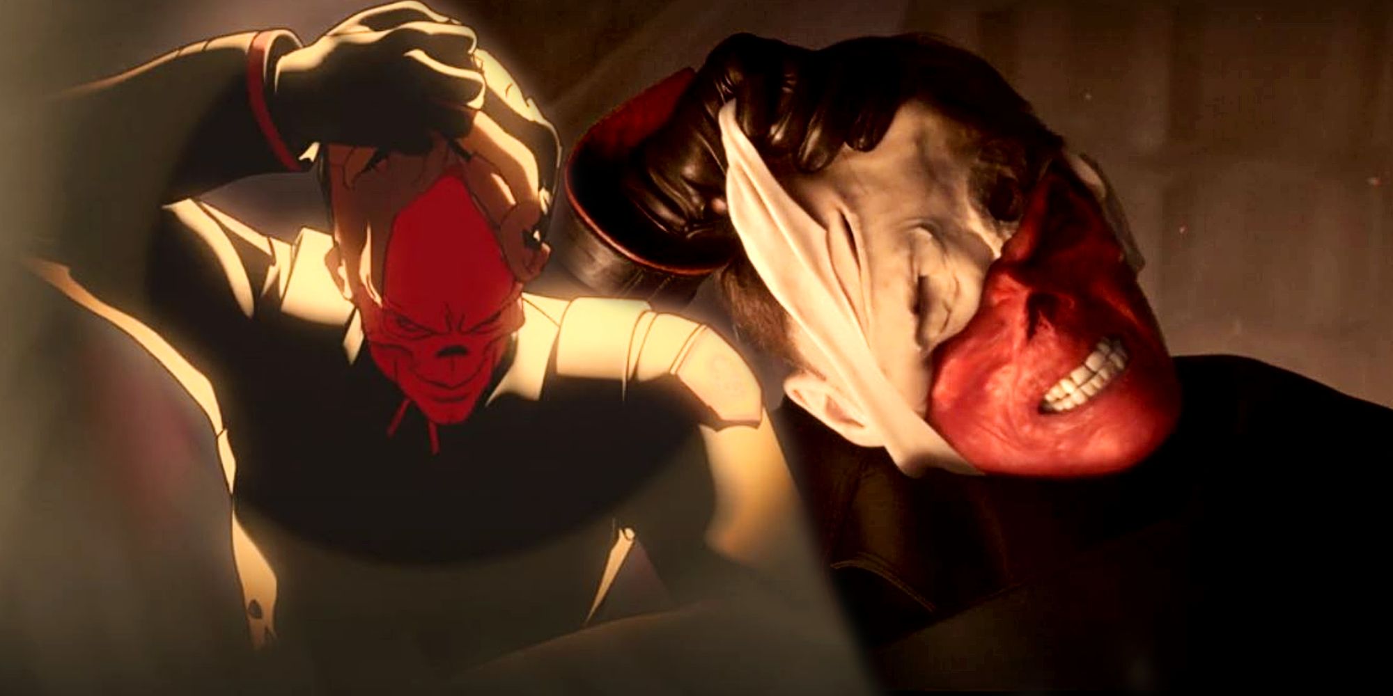 Johann Schmidt Unmasks Red Skull in What If and Captain America The First Avenger