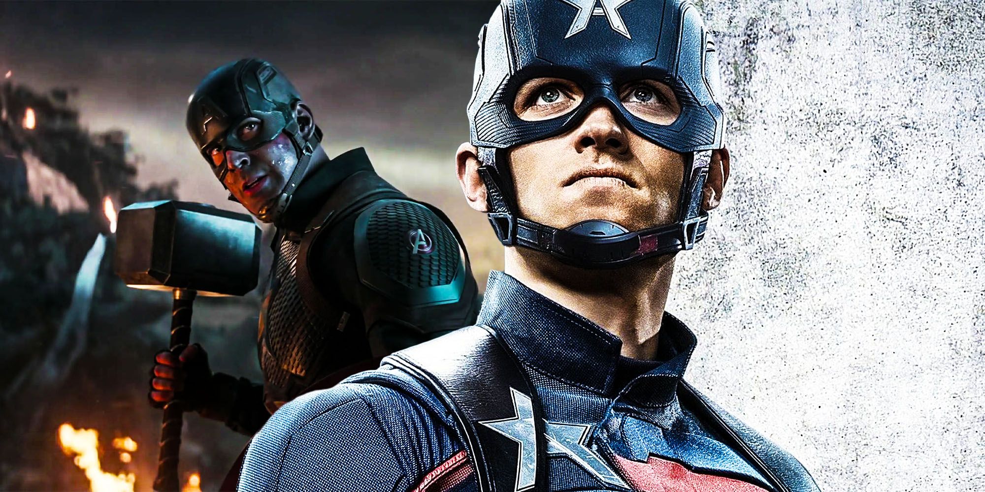 John Walker Captain America Steve Rogers wielding Mjolnir more special