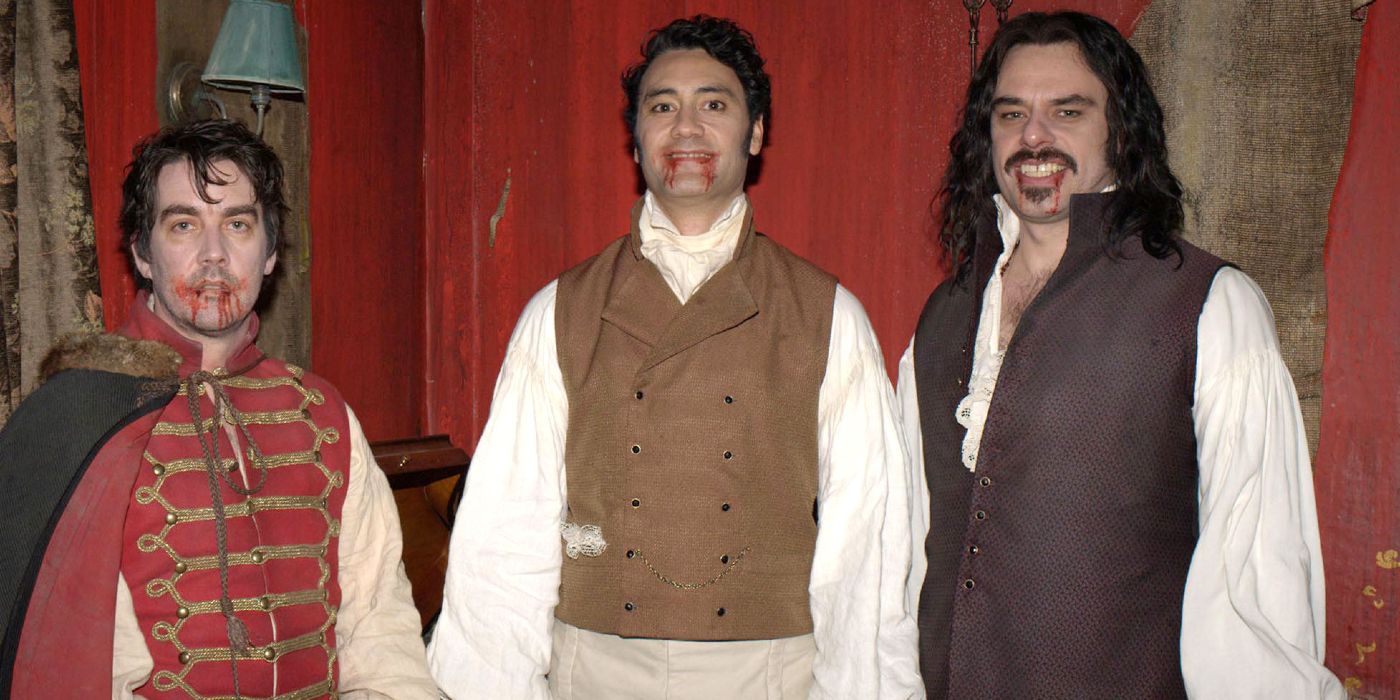 Deacon, Viago, and Vladislav in What We Do in the Shadows