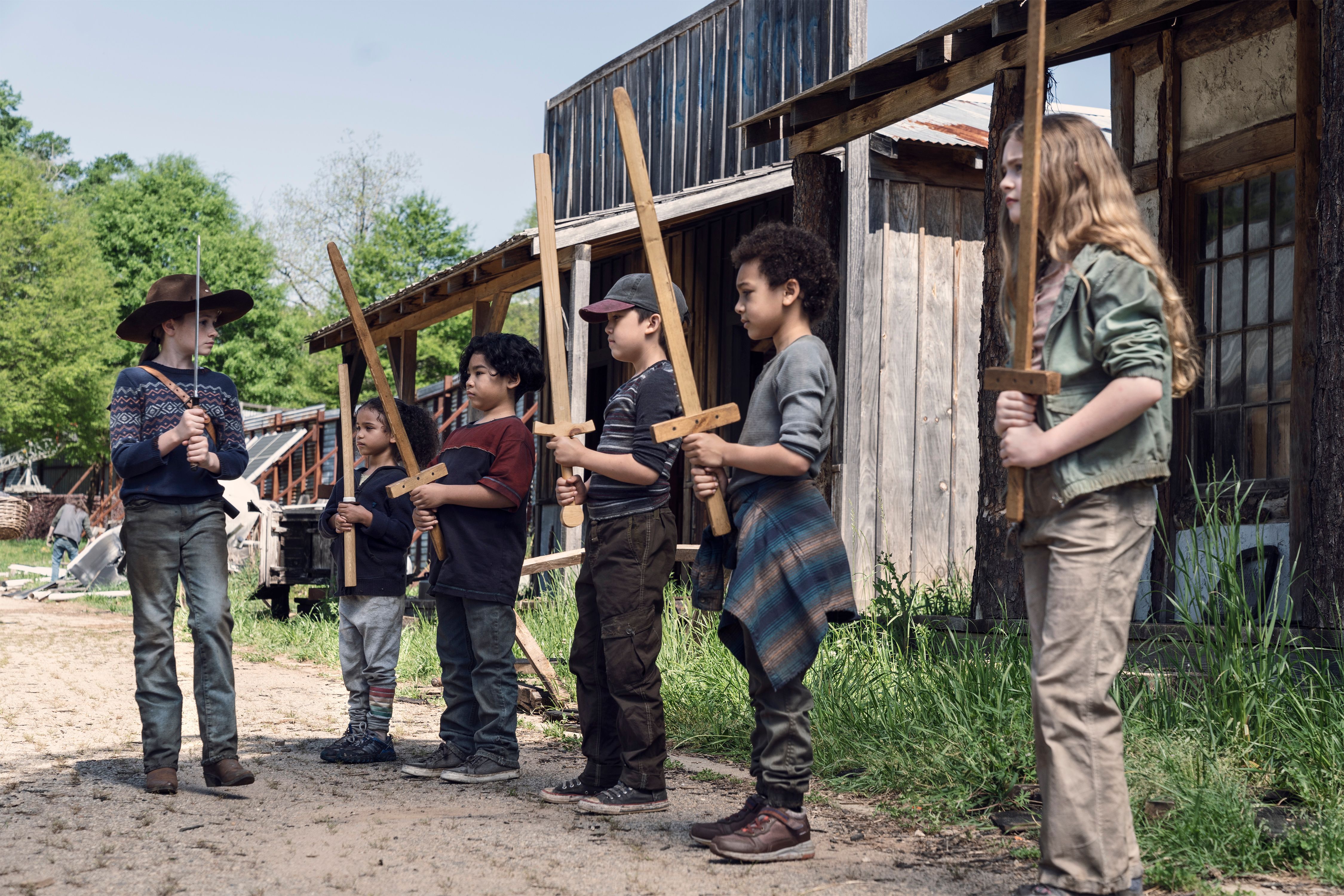 Judith Teaches New Warriors On The Walking Dead