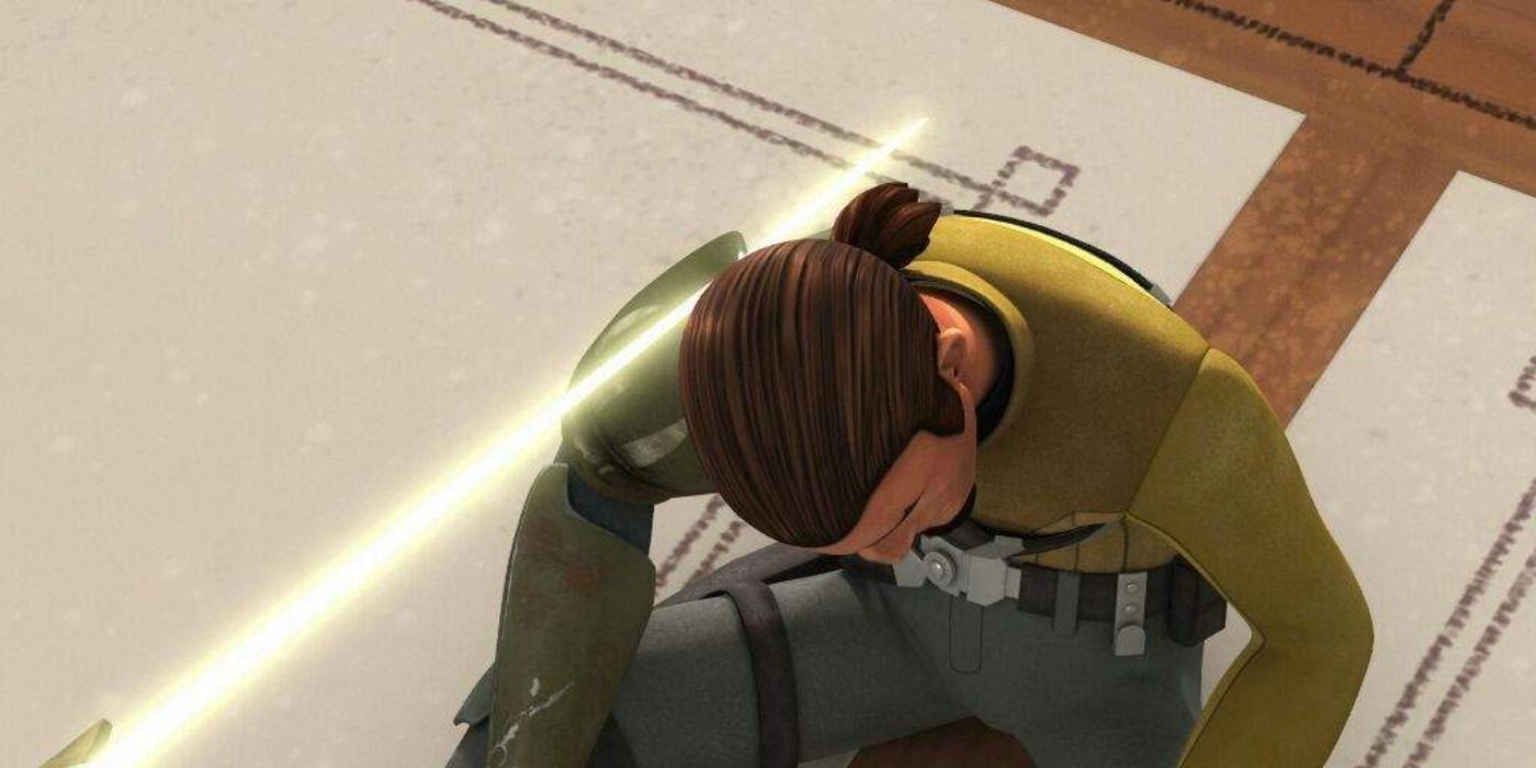 Kanan Jarrus is Knighted as a Jedi by the Jedi Temple Guard at the Jedi Temple on Lothal in Star Wars Rebels