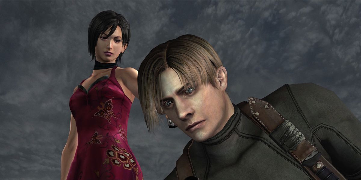 Leon and Ada at the end of Resident Evil 4.