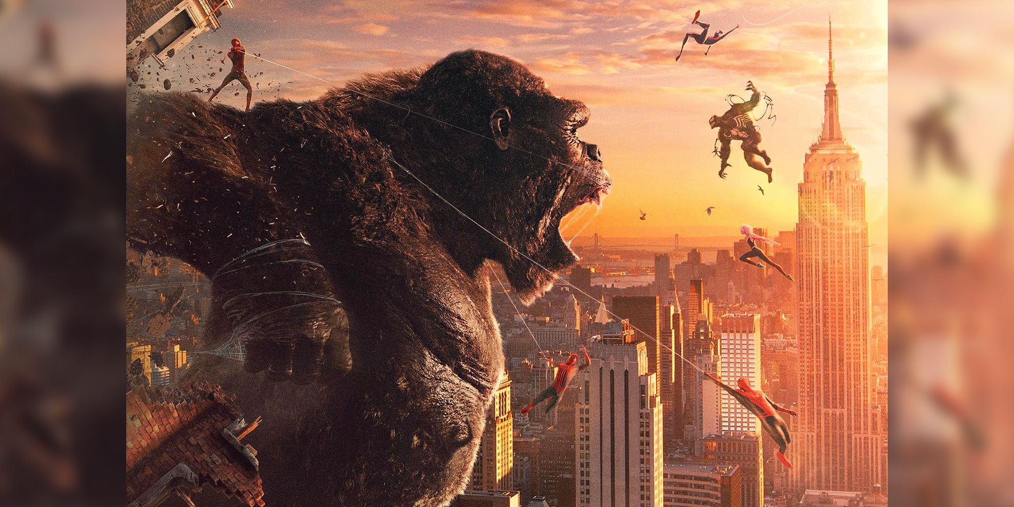 King Kong Spider-Man Art