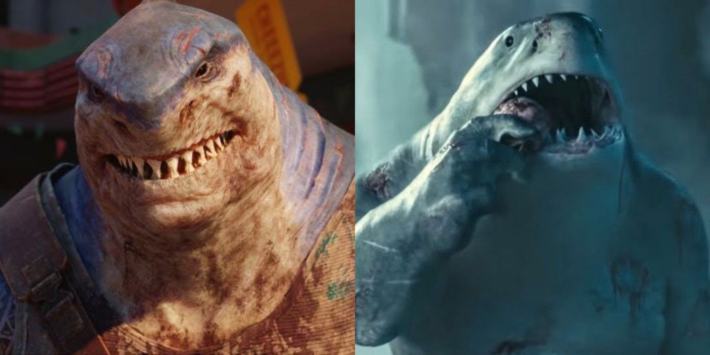 King Shark Differences In Movie &amp; Kill The Justice League