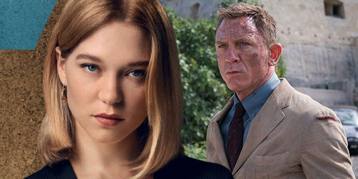 Lea Seydoux as Madeleine Swann and Daniel Craig as James Bond in No Time To Die Bond 25