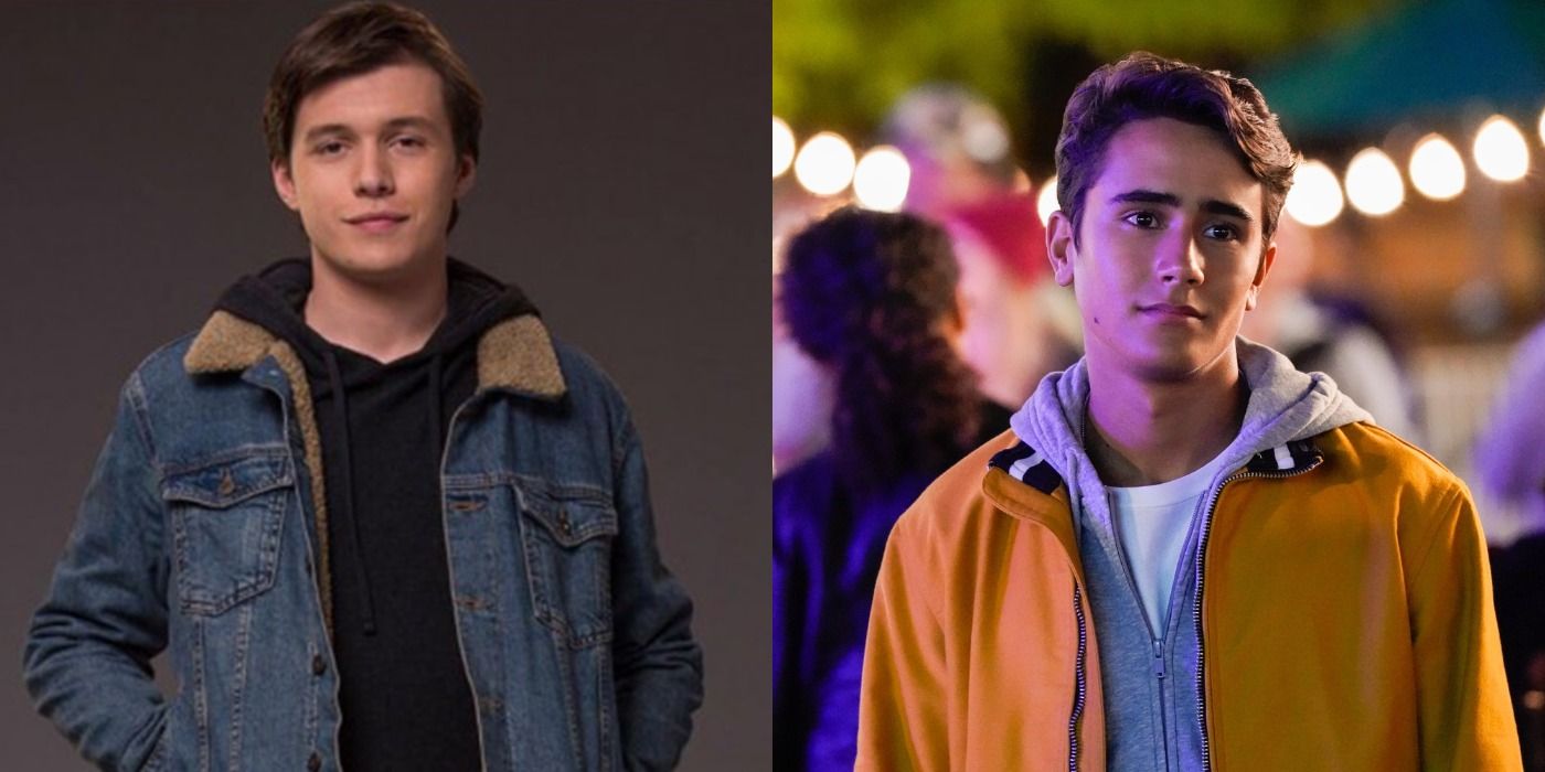 Split image showing Simon in Love, Simon and Victor in Love, Victor