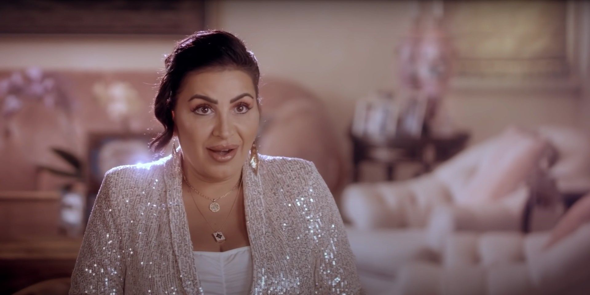 MJ Javid in a confessional for Shahs of Sunset