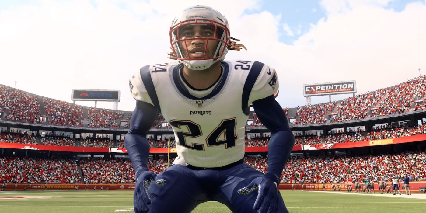 The Patriots' Stephen Gilmore in Madden 22.