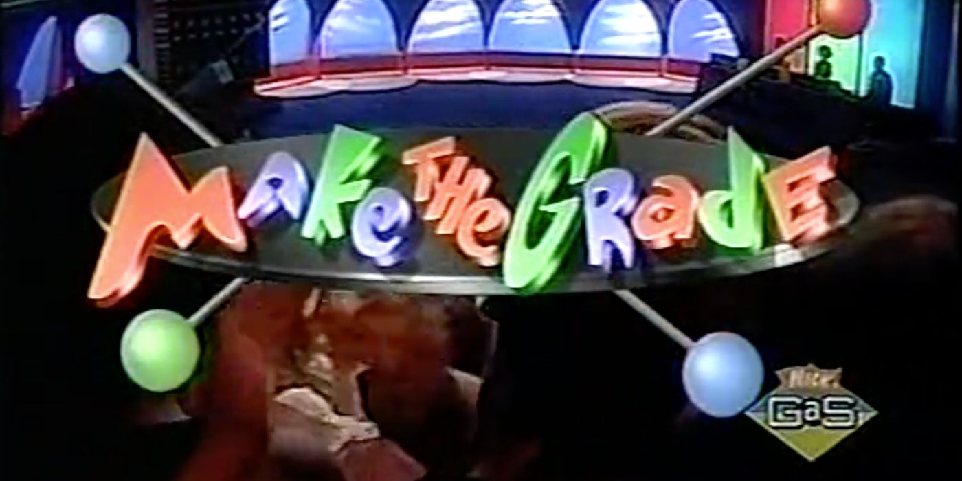 The logo for Make the Grade game show on Nickelodeon.