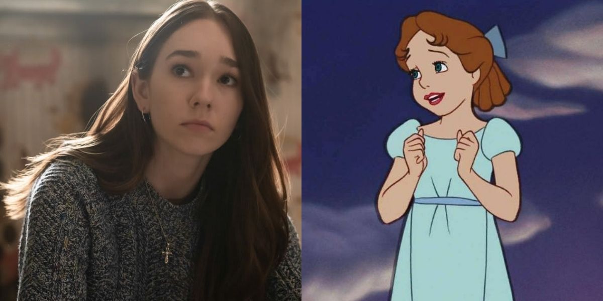 Split image: Angelina in Manifest and Wendy in Peter Pan