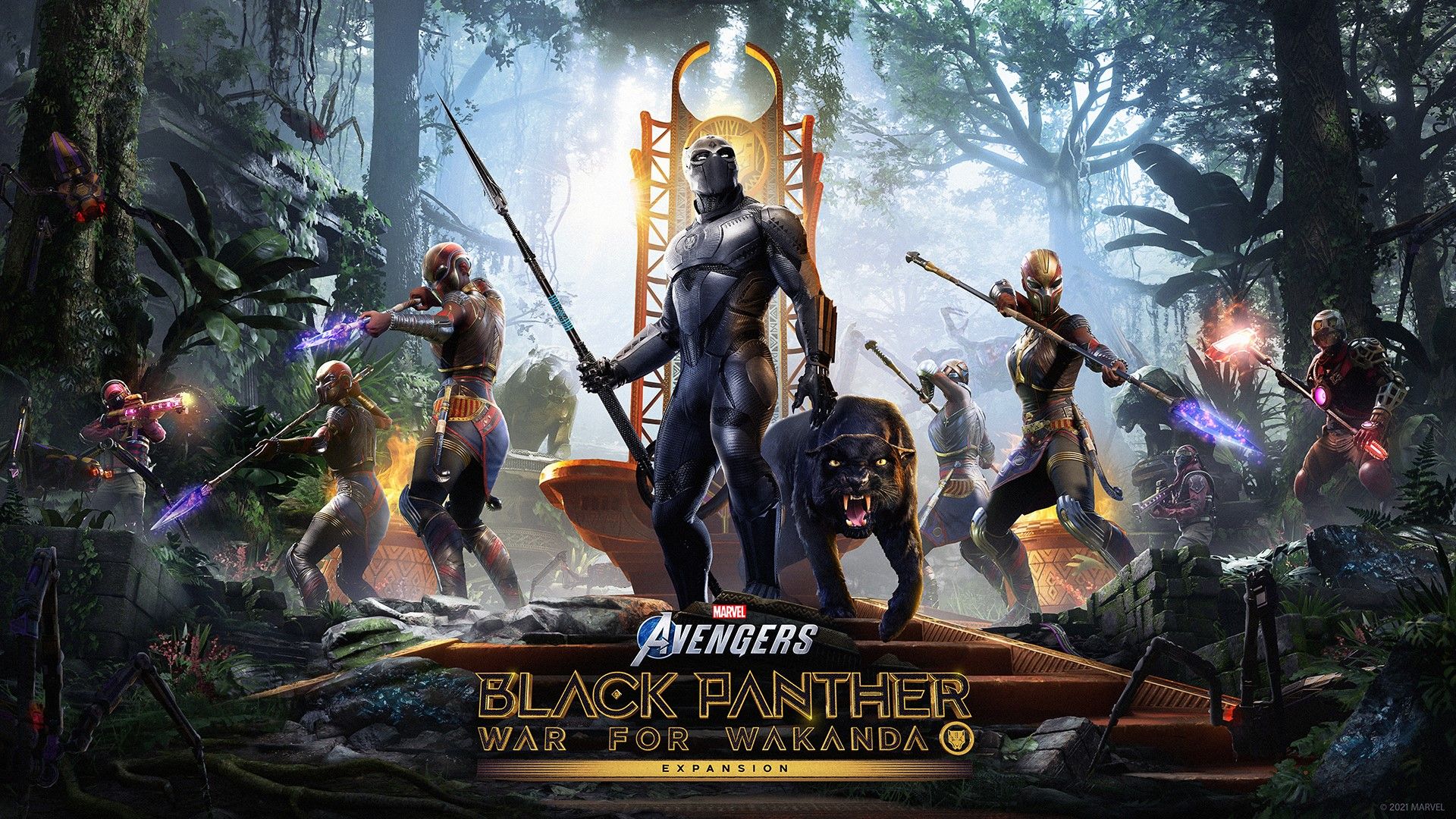 Marvel's Avengers War for Wakanda Key Art