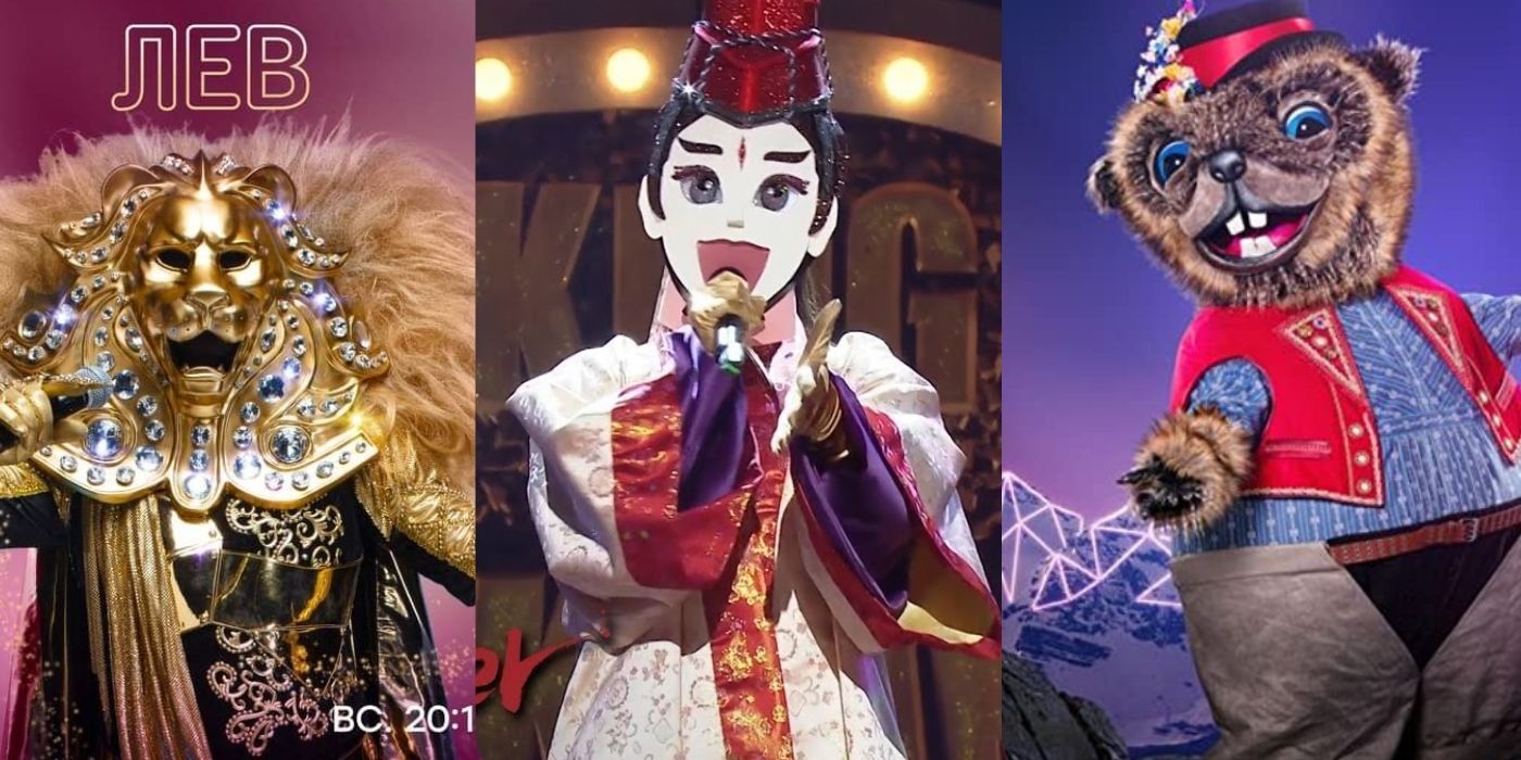 Split image of Masked Singer performers from different countries