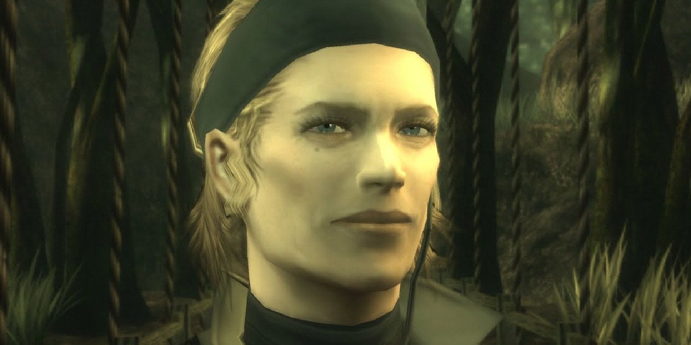 A portrait of The Boss in the jungle from Metal Gear Solid 3