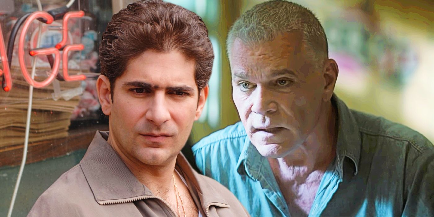 Michael Imperioli as Christopher in The Sopranos and Ray Liotta in Many Saints of Newark