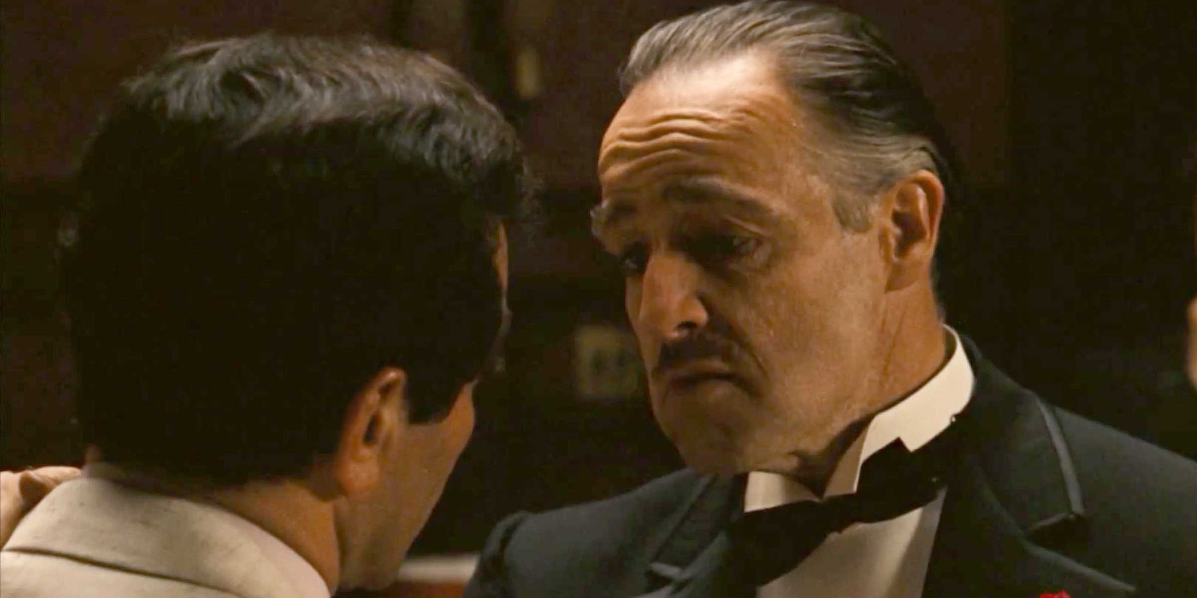 Vito warns Michael about Barzini in The Godfather