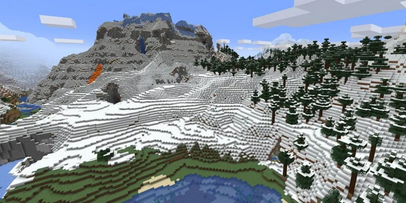 Instantâneo do bioma Minecraft Stony Peaks