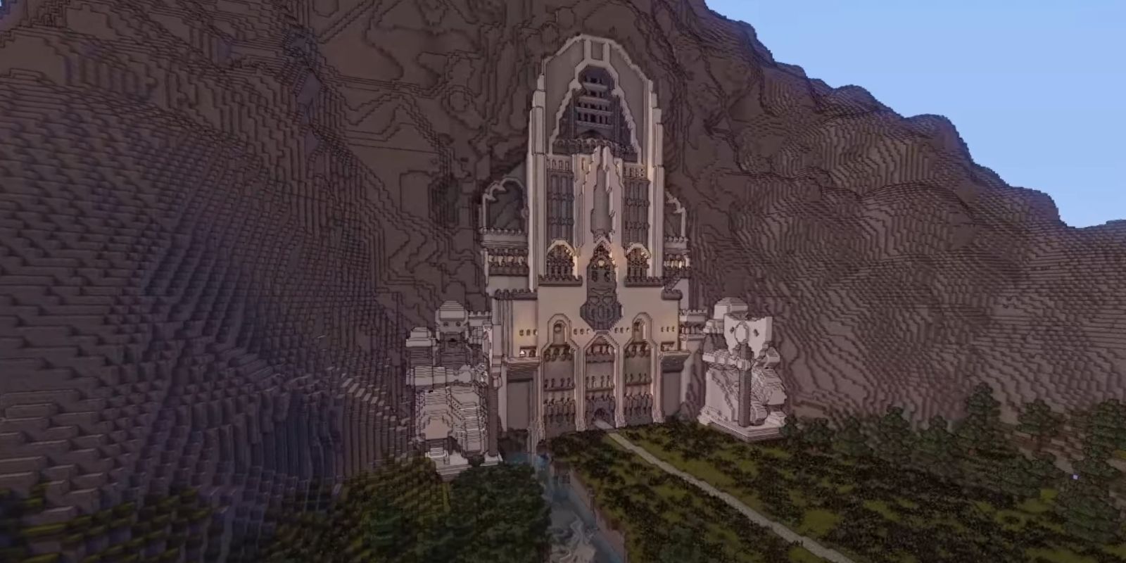 Minecraft's Best Lord of the Rings &amp; Middle-Earth Designs Hobbit Erebor Smaug Lonely Mountain