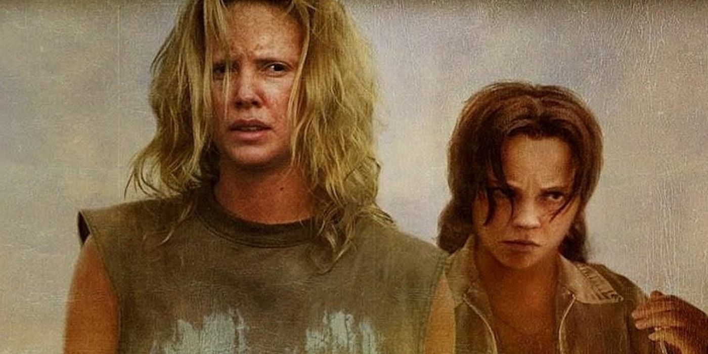 Charlize Theron and Christina Ricci on the poster for Monster