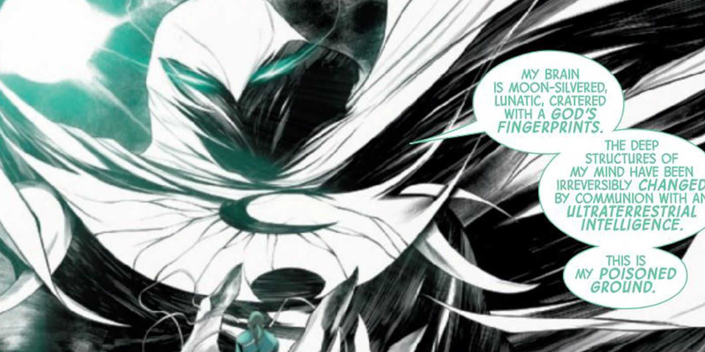 Moon Knight explains his mindset in Marvel Comics.