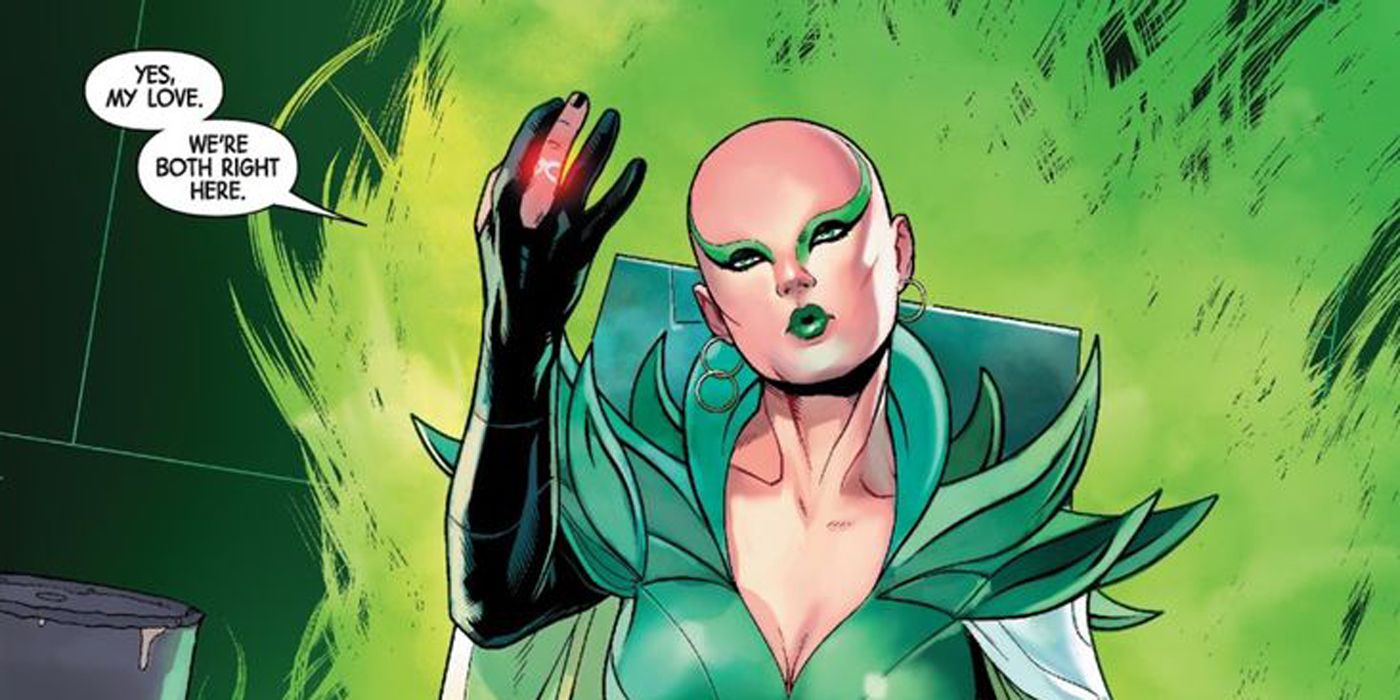 Moondragon uses her telepathic powers to help the Guardians of the Galaxy.