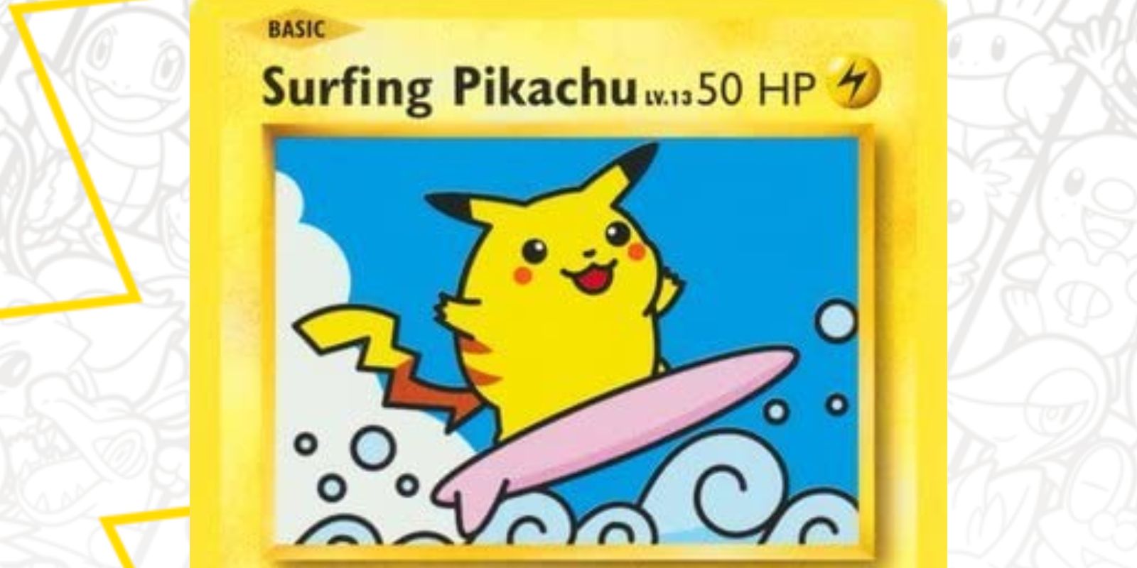 Most Unique Pokémon Card Art Surfing Pikachu