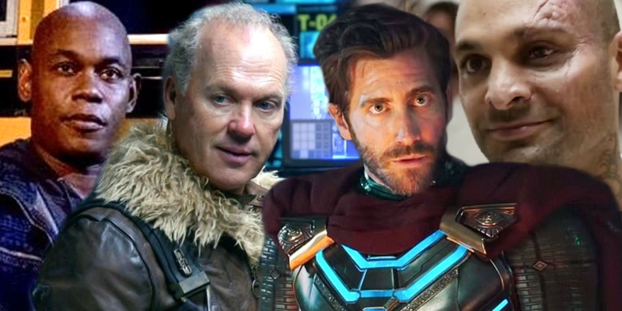 Mysterio, Vulture, Scorpion, and Shocker in the MCU Spider-Man Movies