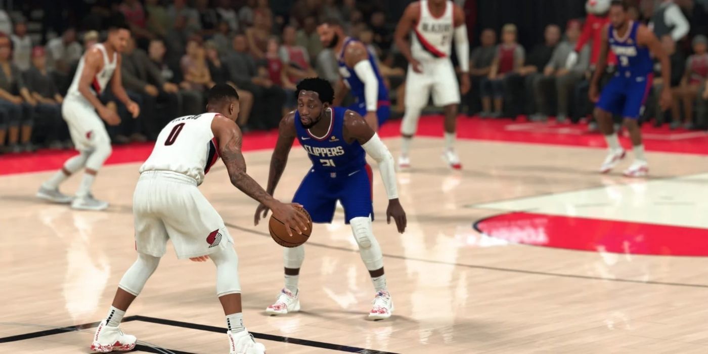 A game in NBA 2K21 