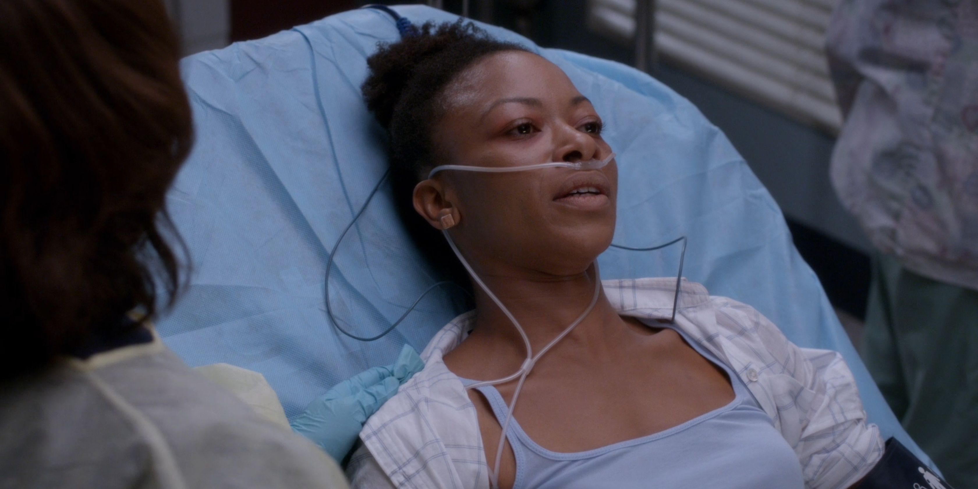 Image of Natalie being treated in Greys Anatomy.