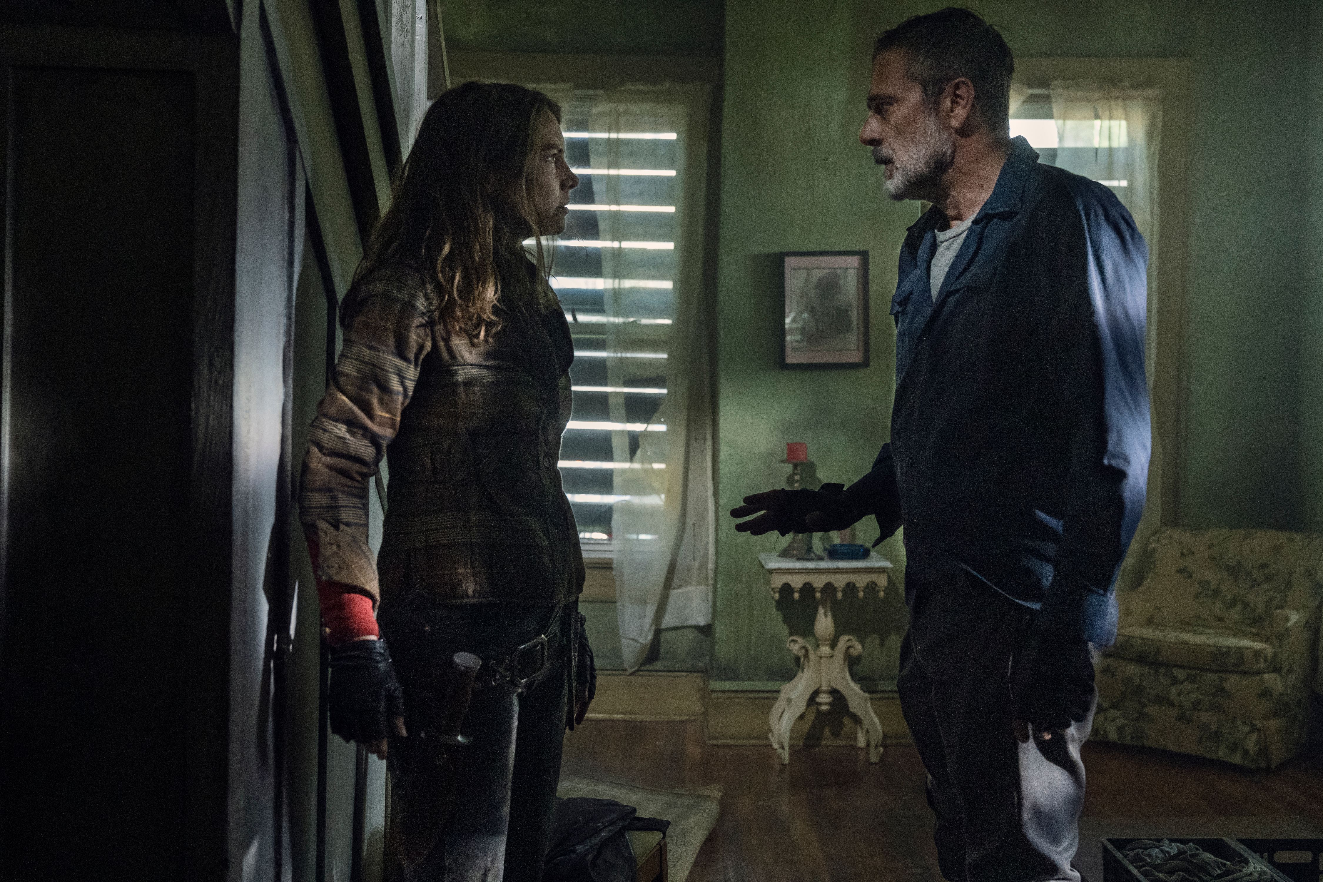Negan And Maggie Discuss Matters On The Walking Dead