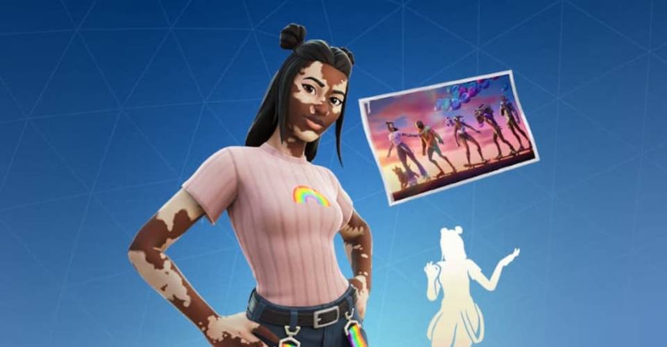 Fortnite S New Joy Character Has Vitiligo Roller Skates Fortnite S New Joy Character Has Vitiligo Roller Skates
