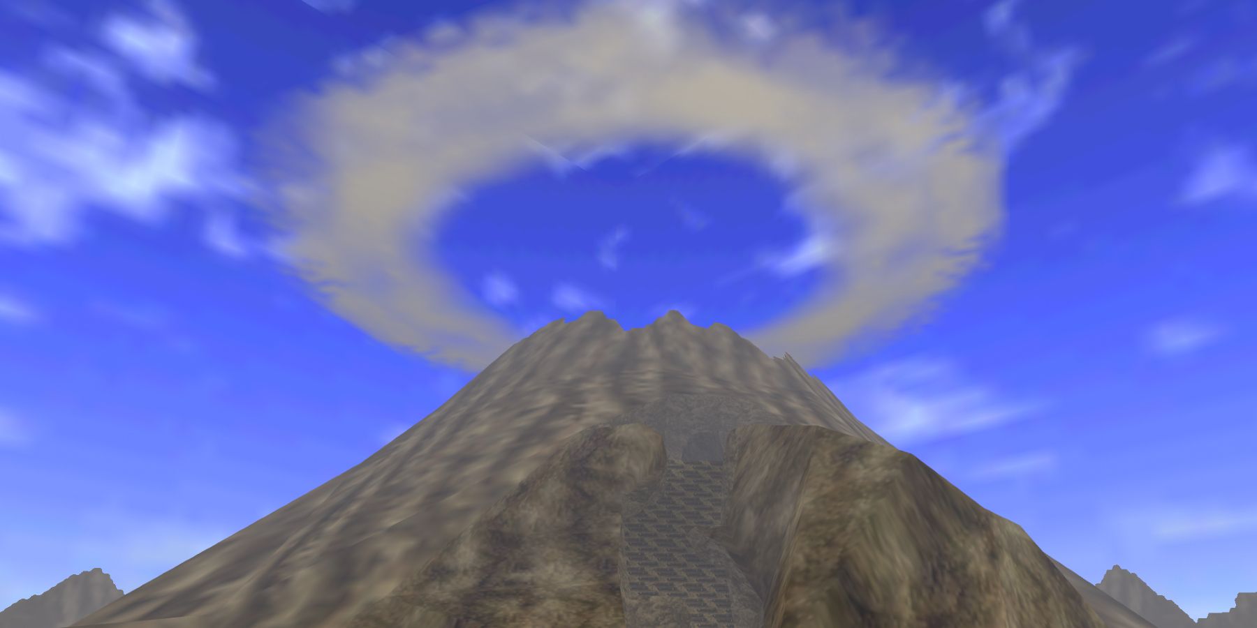 Death Mountain becomes the home of the Gorons in Ocarina of Time