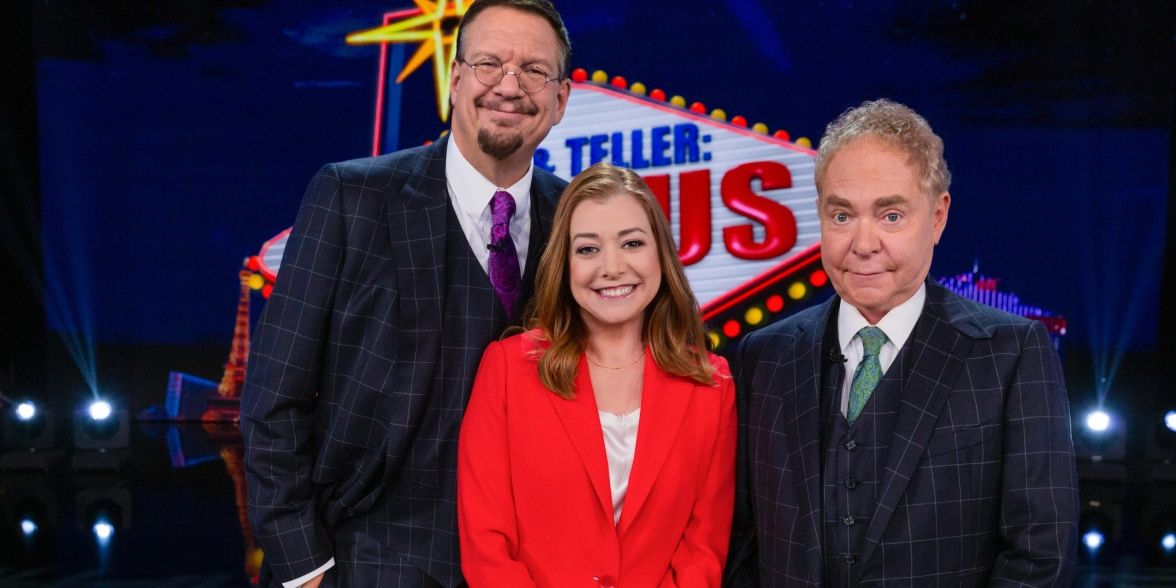 The cast of Penn & Teller: Fool Us smiles