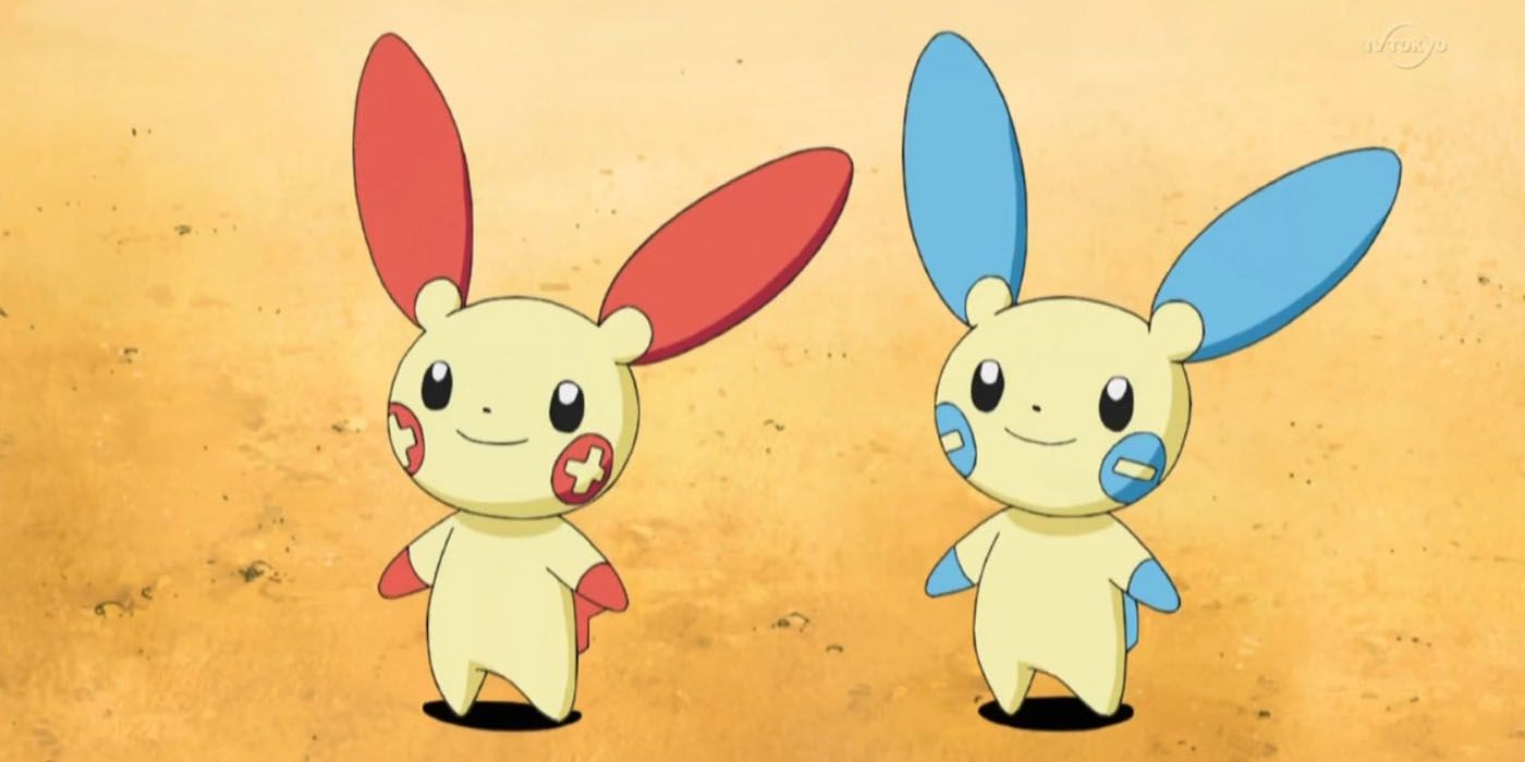 Plusle and Minun in Pokémon