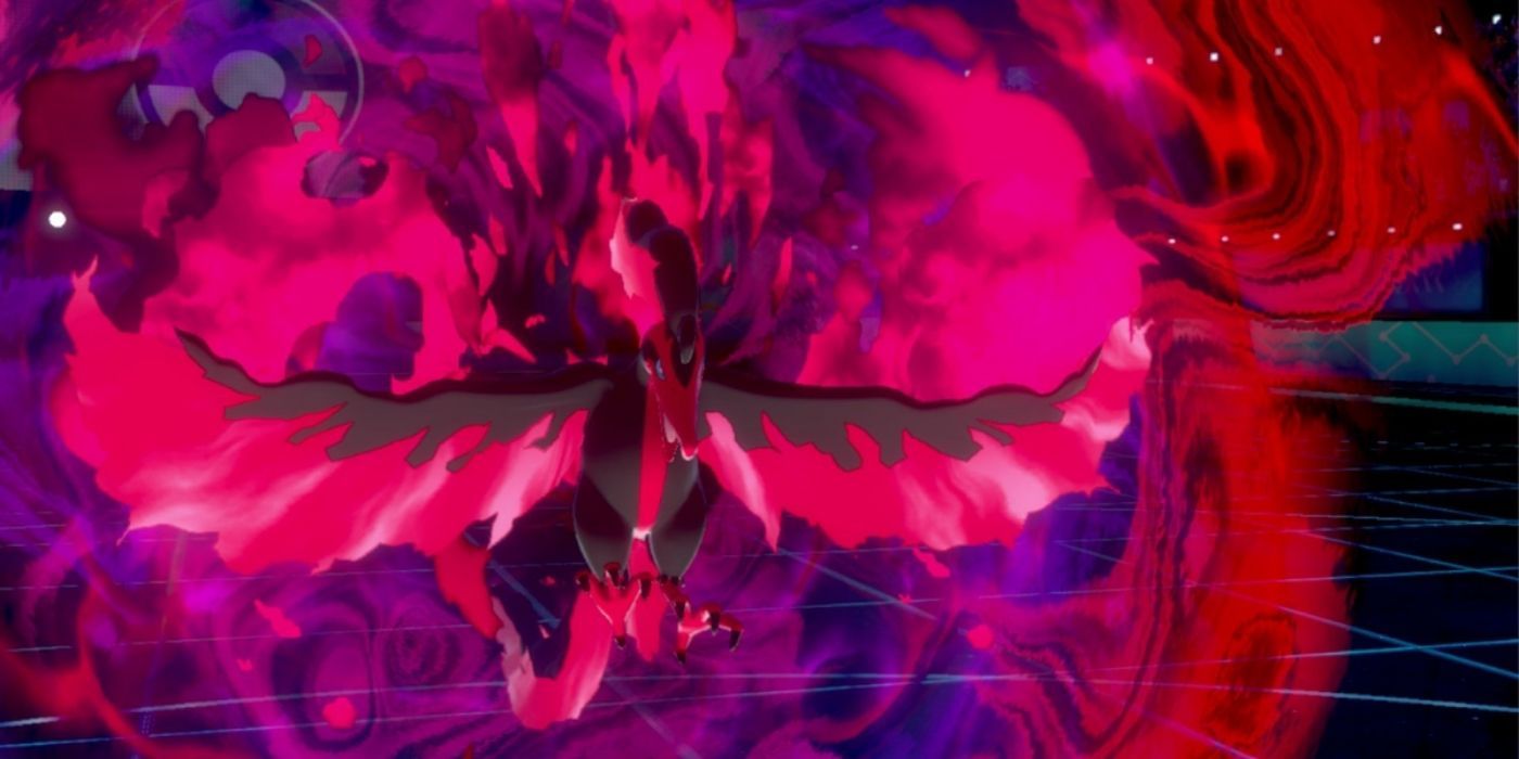Galarian Moltres using Fiery Wrath in Pokémon Sword &amp; Shield